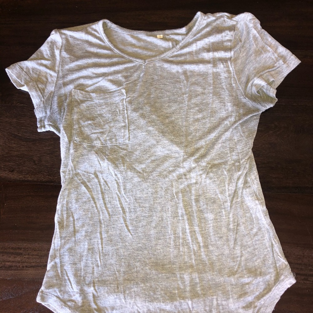 Plain Gray Tee